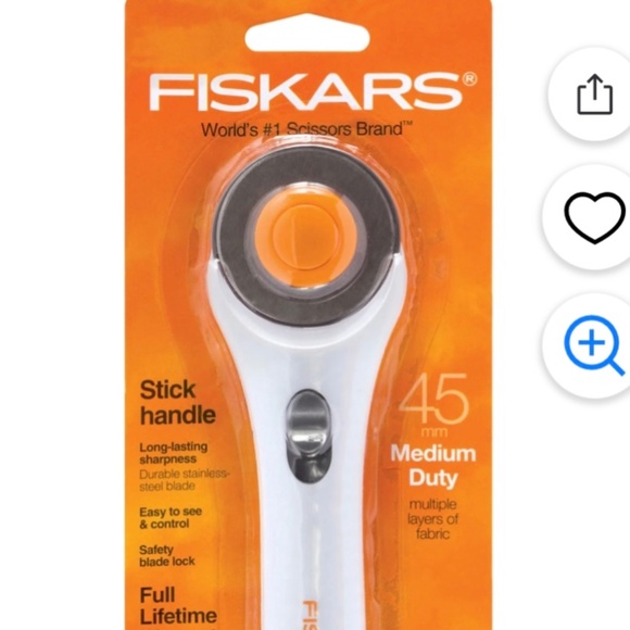Fiskars Craft Bundle: Rotary cutter, shape cutter, Sliding paper cutter - Picture 6 of 7